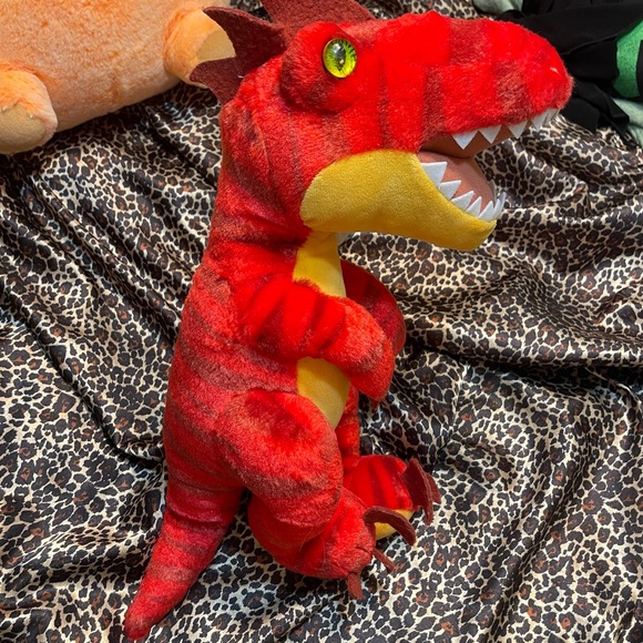 Build-A-Bear Red Raptor Stuffed Animal - Picture 7 of 16